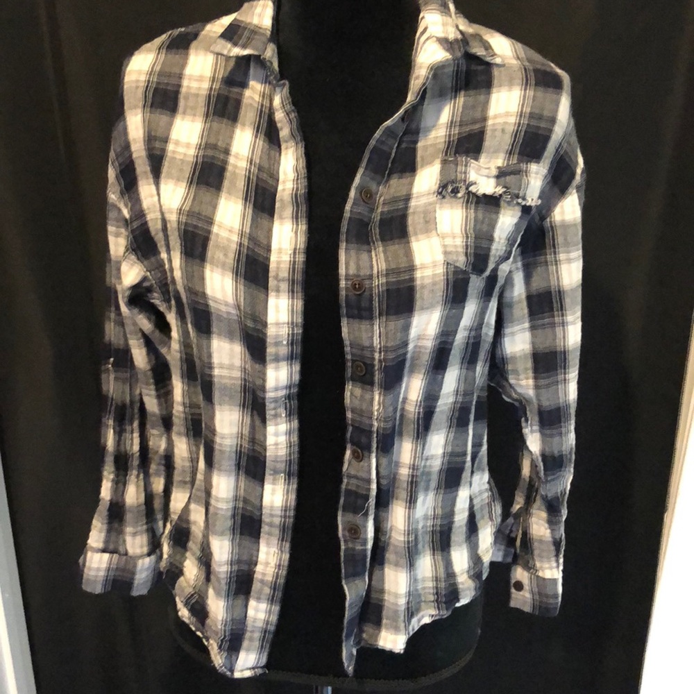 Plaid Blouse
